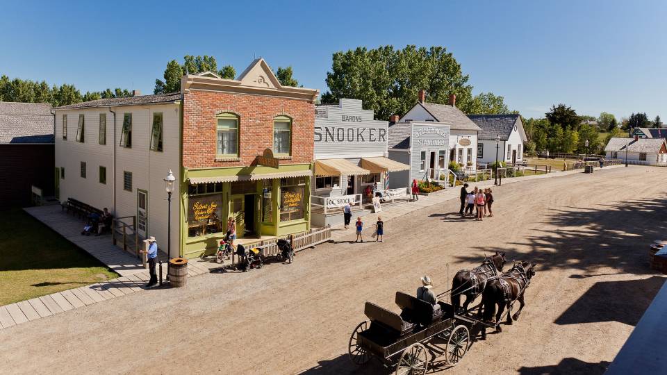 Heritage park in Calgary